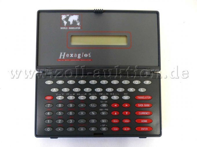 Ansicht Translator aufgeklappt