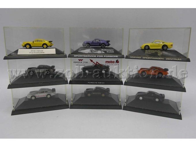 Detailaufnahme 1 aller Modelle von links