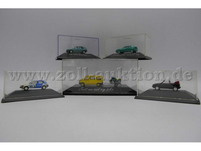 Detailaufnahme 1 aller Modelle seitlich