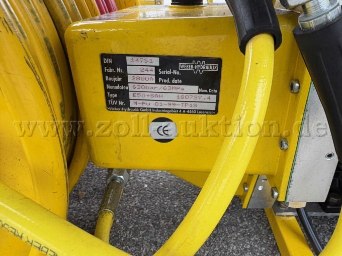 Typenschild Aggregat