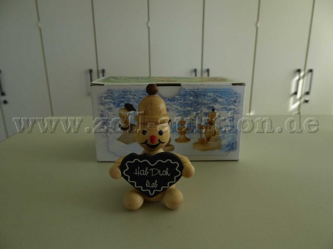 Schneemann Junior "mit Pfefferkuchenherz"