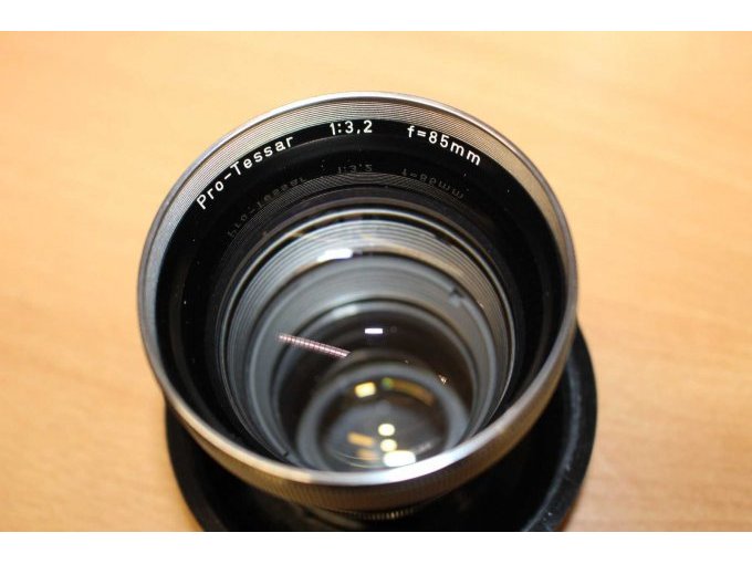 Angaben Zeiss Pro Tessar 3,2/85