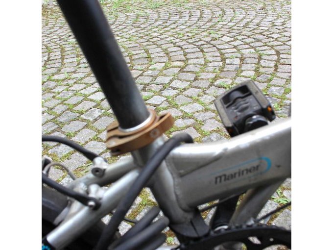 Klapprad: Schnellspanner Sattelstange