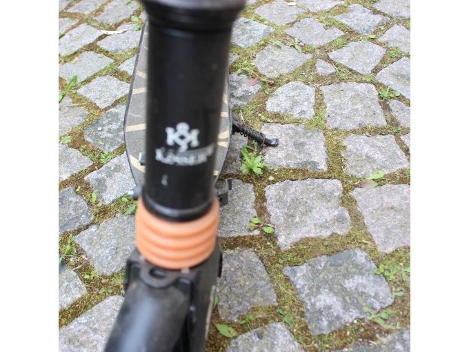 Klapprad: Dämpfer