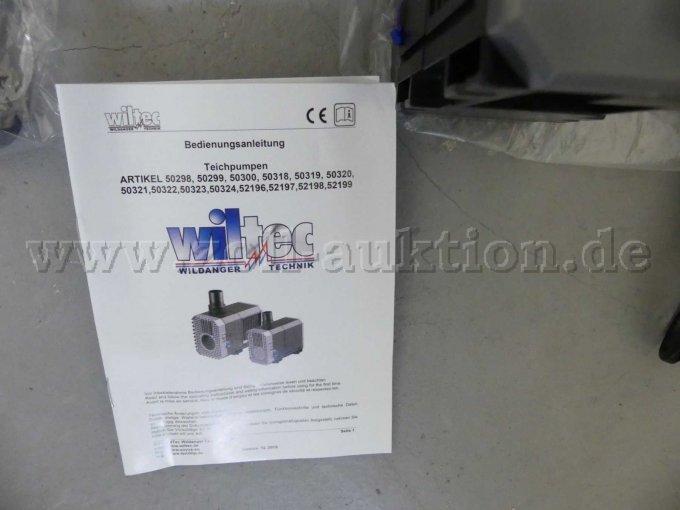 Bedienungsanleitung Pumpe