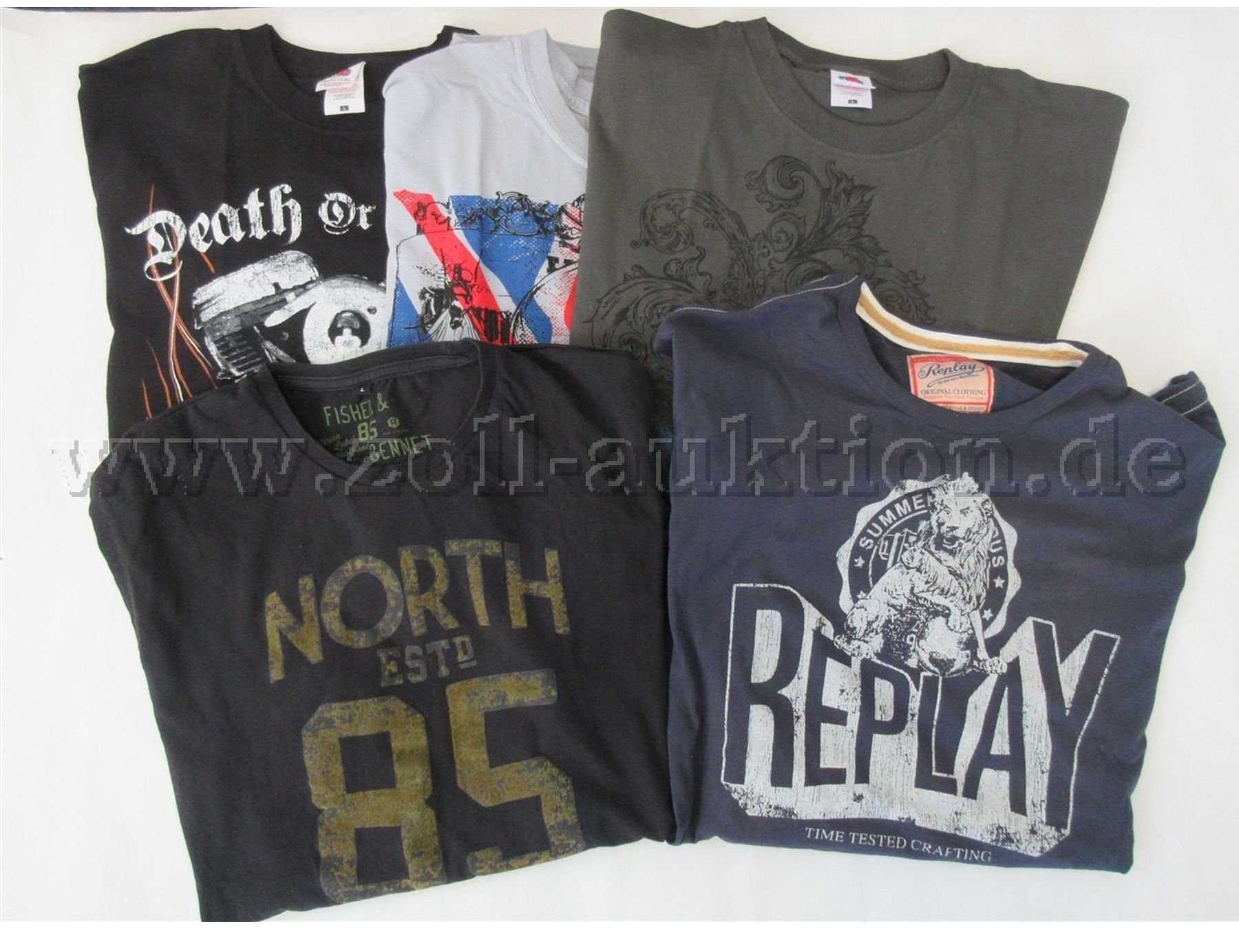 Konvolut Langarm-Shirt, T-Shirt