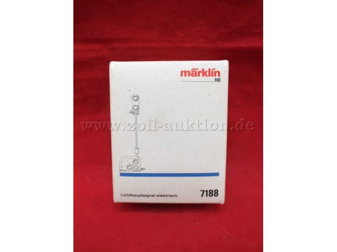 Ansicht der Vorderseite  Märklin 7188 Spur HO Lichthauptsignal in OVP