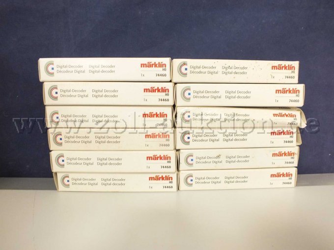 12x Art.Nr. 74460 Märklin C-Gleis Einbau-Digital-Decoder