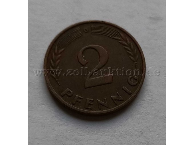 2 Pfennig 1950