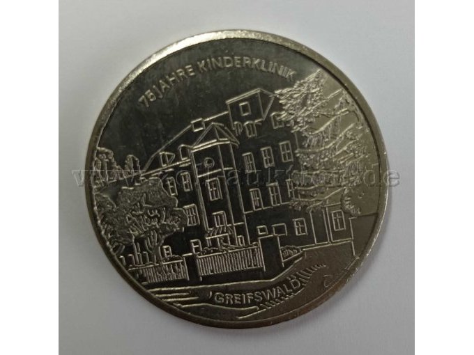 Gedenkmünze 75 Jahre Kinderklinik Greifswald