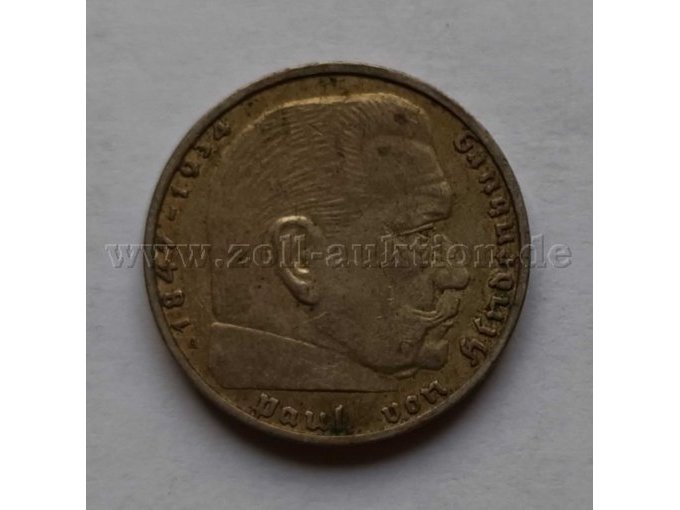 Umlaufmünze Paul von Hindenburg