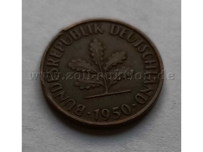 2 Pfennig 1950
