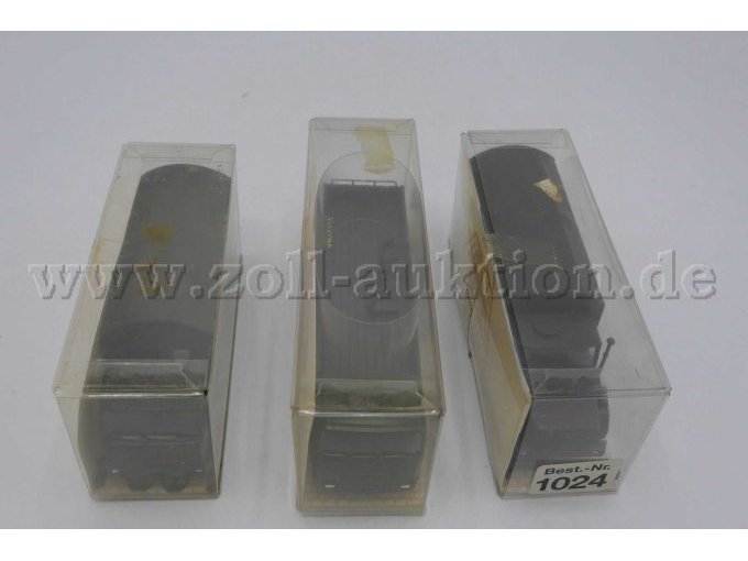 Detailansicht aller Modelle von oben