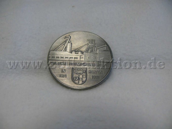 120 Jahre Steinkohlebergbau - Vorderseite