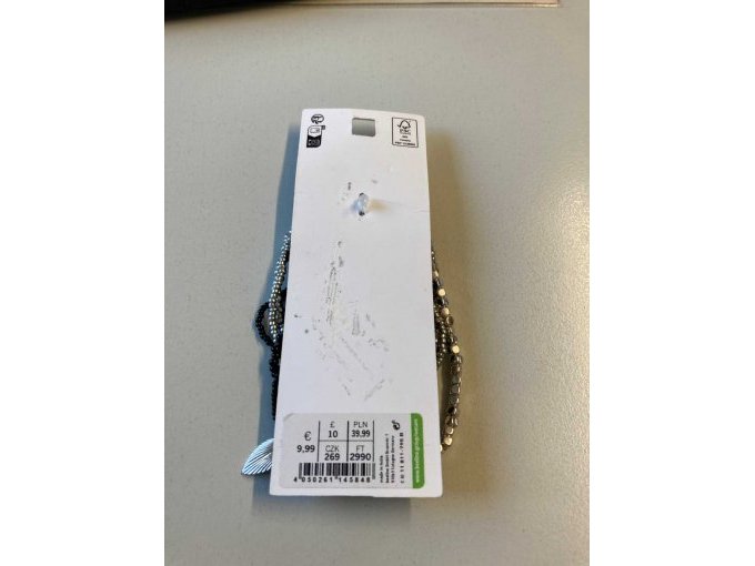 Armband - Rückseite Etikett