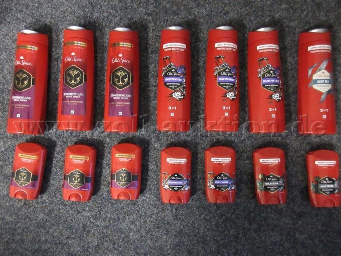 Old Spice Duschgel und Deostick gesamt Vorderseite