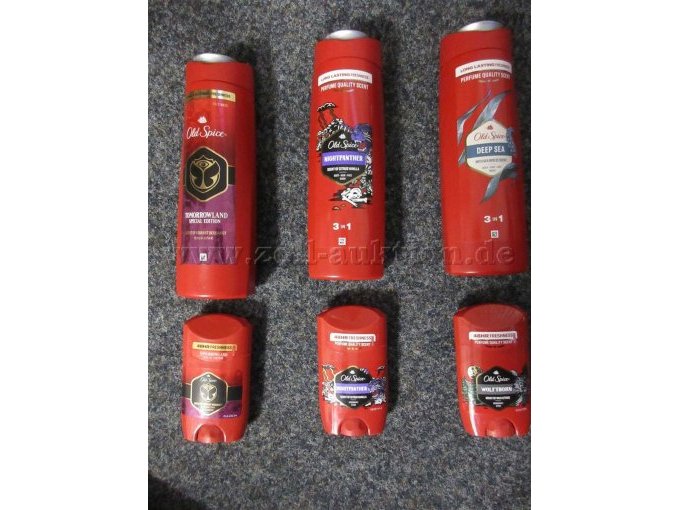 Old Spice Duschgeld und Deostick Vorderseite