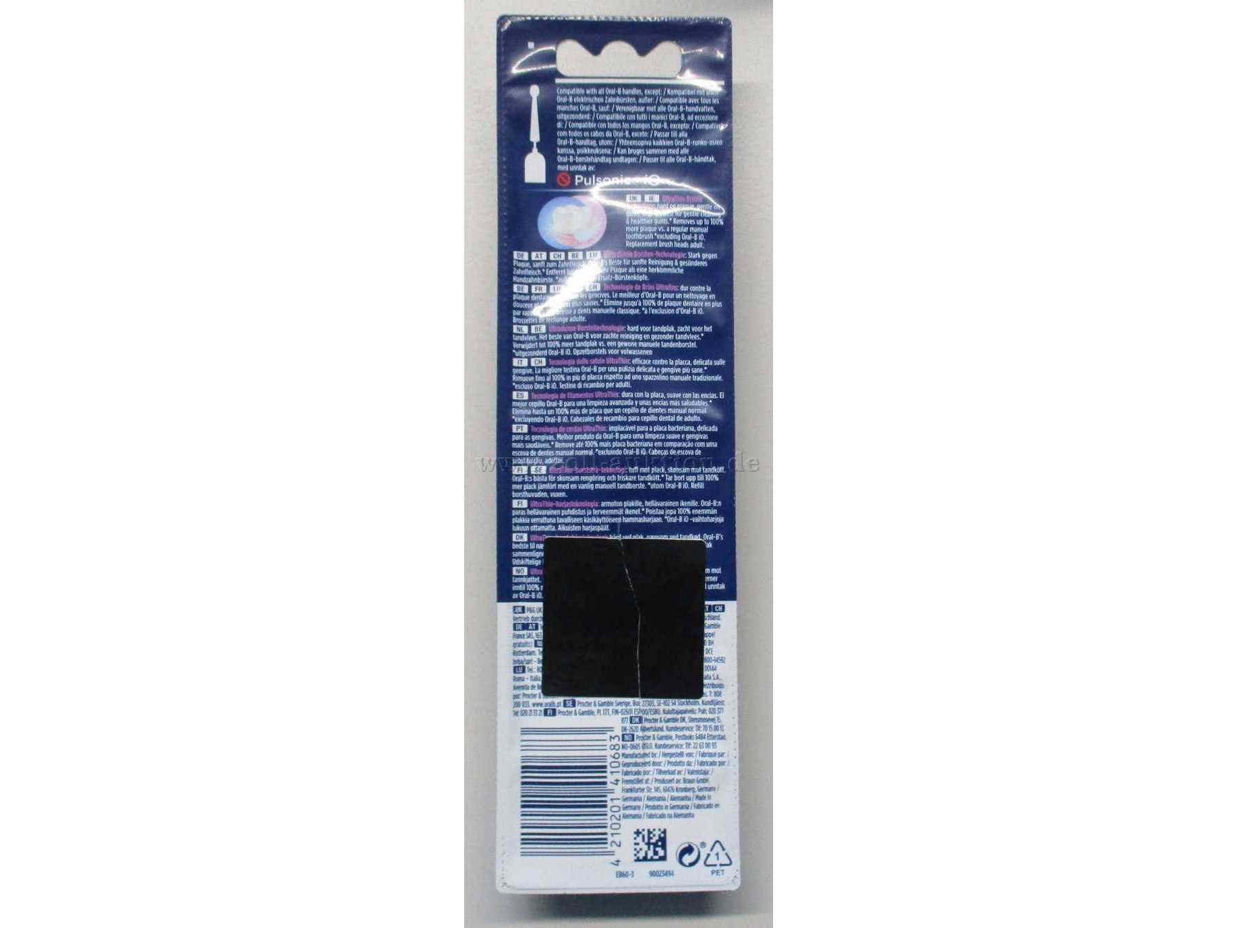 Sensitiv Clean 3er Rückseite mit Einschnitt