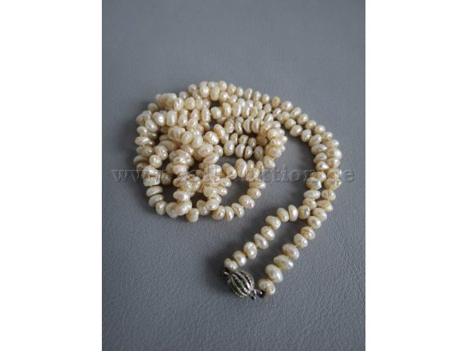 Perlenkette mit Silber-Verschluss