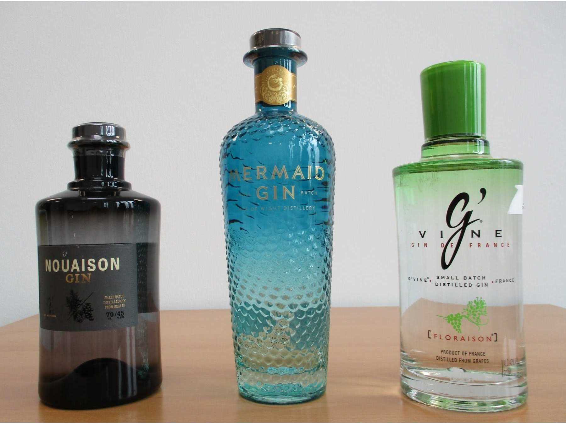 Nouaison Gin/ Marmaid Gin/  Floraison Gin Front