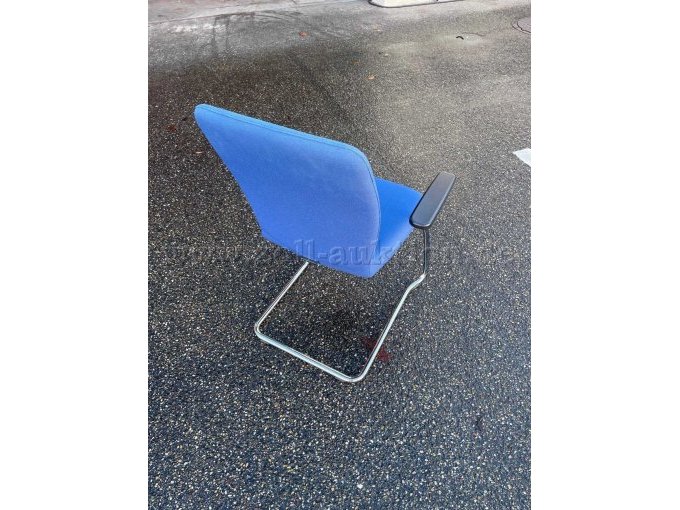 Stoff blau hinten