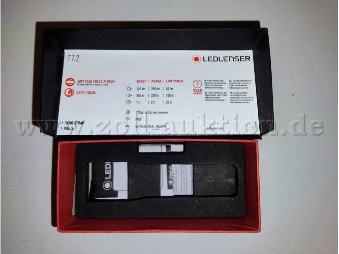 1 set LED Lenser T7.2-zaklampen met doos – foto 2 – kavel bij Zoll-Auktion, Ludwigsburg
