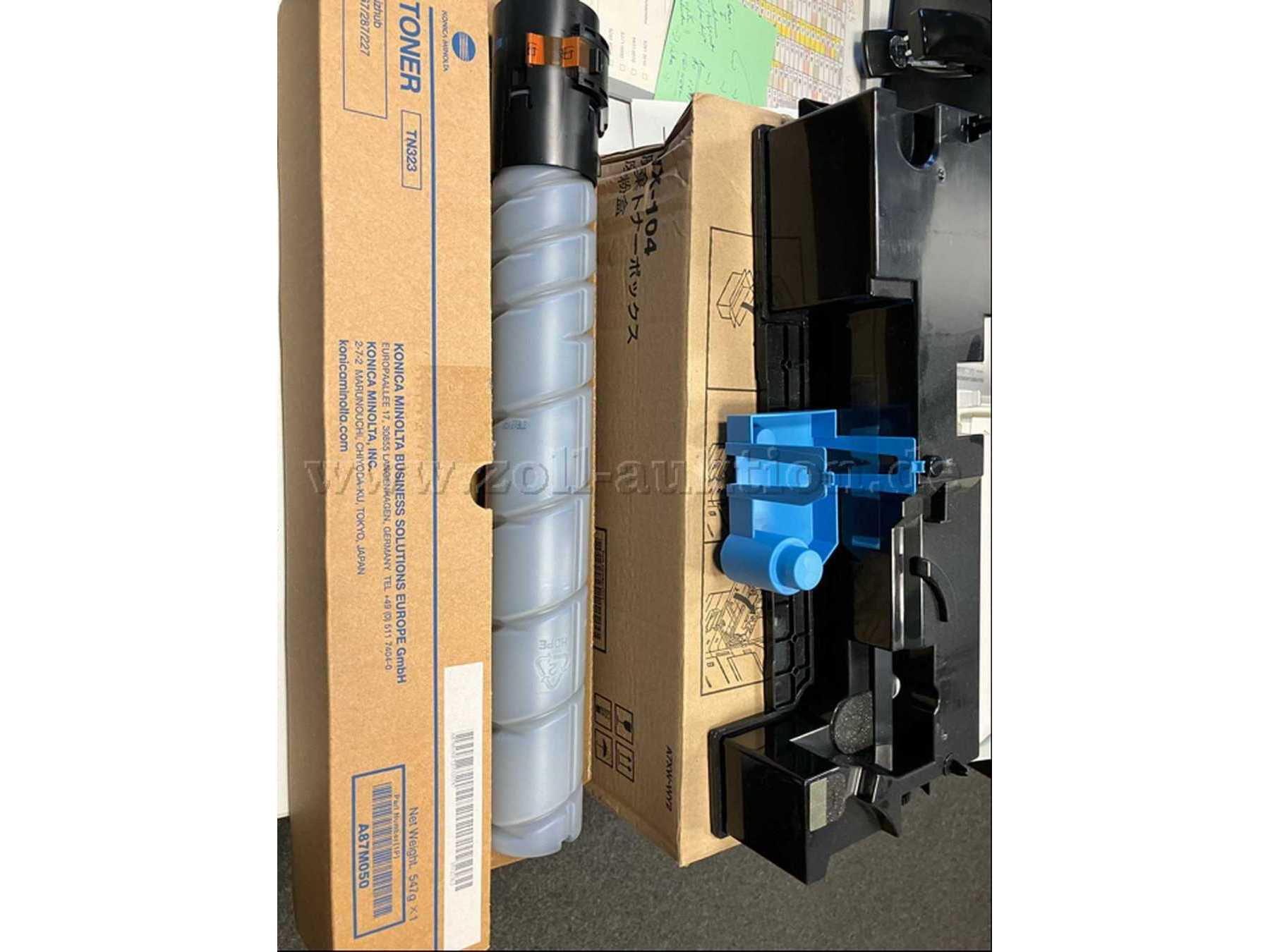 Tonerkartusche + Auffangbehälter