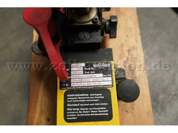 1 Konvolut Weber Zubehör Hydraulischer Rettungssatz - 12 Teile für Bastler – foto 7 – kavel bij Zoll-Auktion, Hamburg