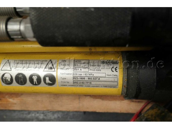1 Konvolut Weber Zubehör Hydraulischer Rettungssatz - 12 Teile für Bastler – foto 4 – kavel bij Zoll-Auktion, Hamburg