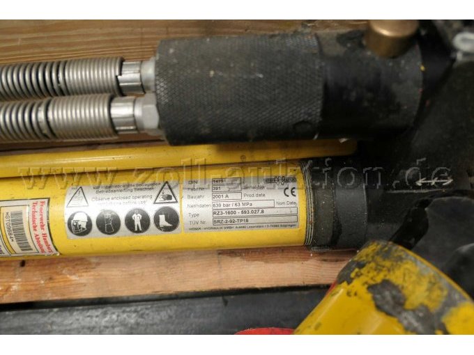 1 Konvolut Weber Zubehör Hydraulischer Rettungssatz - 12 Teile für Bastler – foto 9 – kavel bij Zoll-Auktion, Hamburg