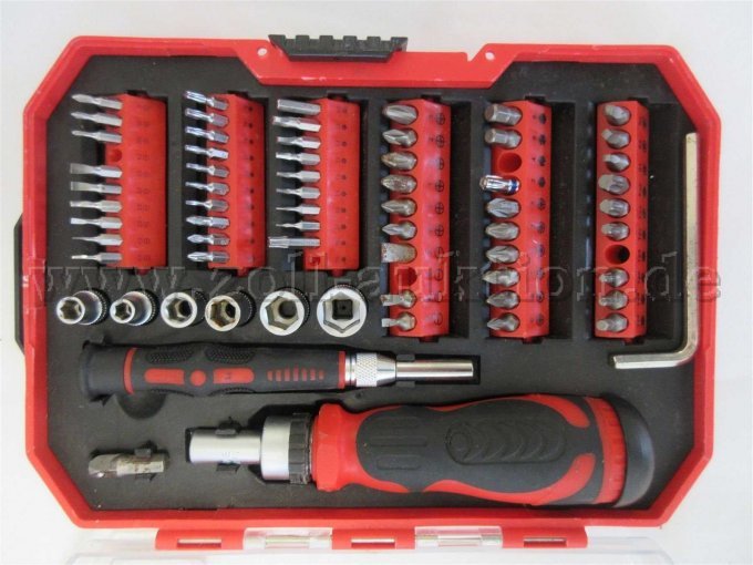 Bit- und Steckschlüssel Set groß Inhalt