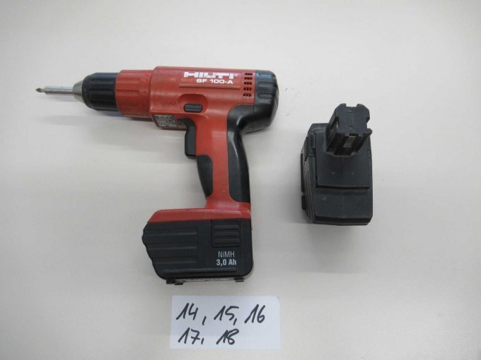 Hilti, Typ SF 100-A mit Ersatz-Akku