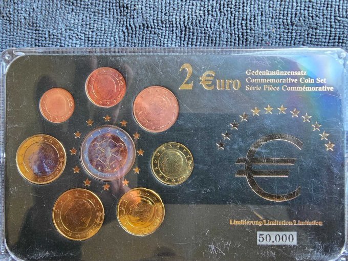 Gedenkmünzensatz Belgien mit 2-Euro Münze Atomium