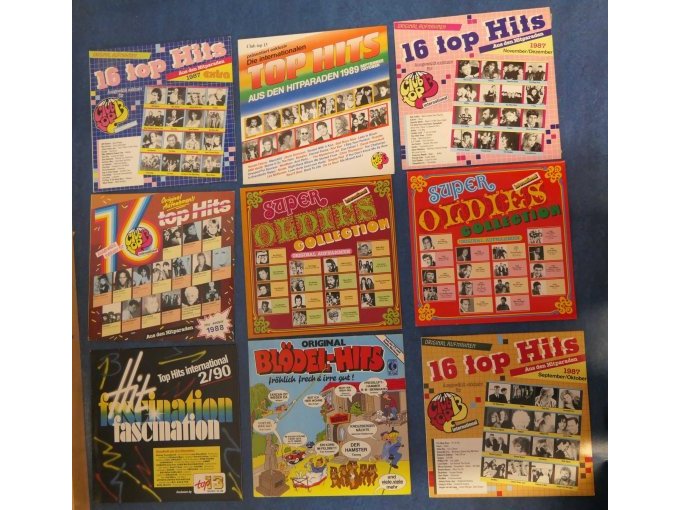 Ansicht 9 Stk.Schallplatten  Vorderseite Cover