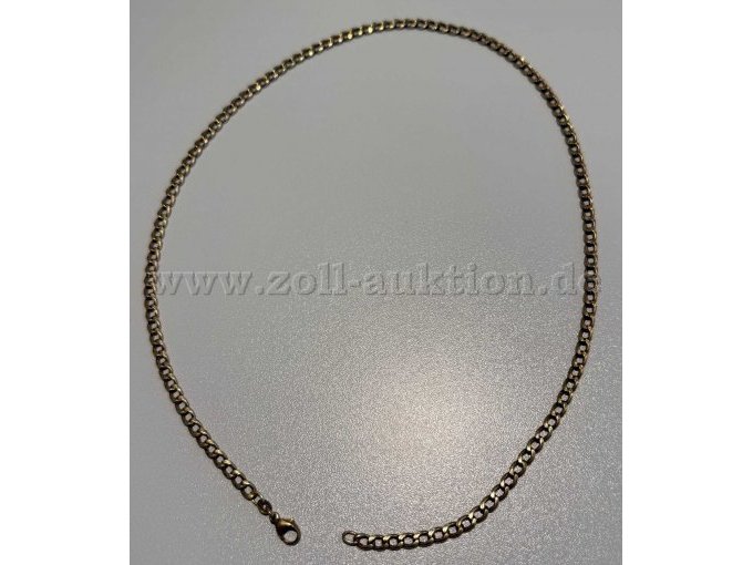 1 Konvolut aus 1 Goldkette 333'er, 1 Goldring in 585'er Gold und 1 Silbermünze 925 – foto 2 – kavel bij Zoll-Auktion, Hannover