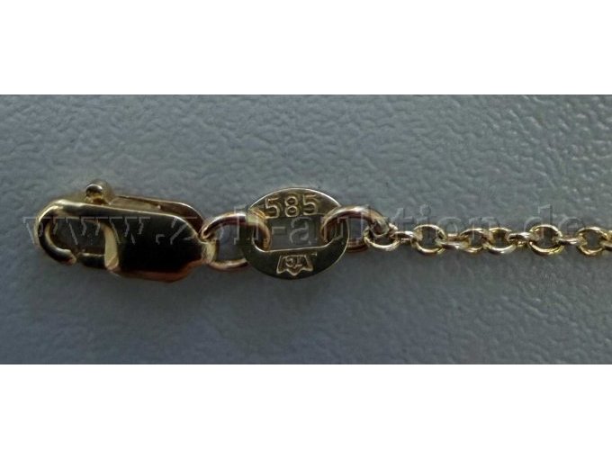 1 Konvolut aus 2 Goldketten und 2 Goldanhängern in 585'er Gold – foto 3 – kavel bij Zoll-Auktion, Hannover