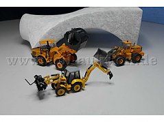 Konvolut aus 3 Baustellenfahrzeugmodellen  verschiedener Hersteller