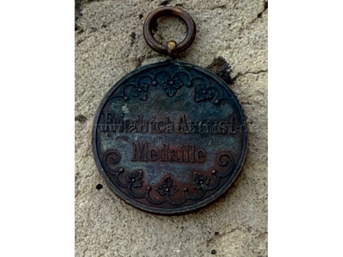 Friedrich August Medaille Vorderseite Bild 1