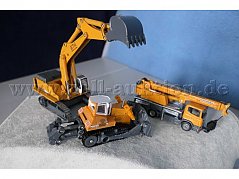 Kovolut aus 3 SIKU Baustellenfahrzeugen, 1:87, Gesamtansicht