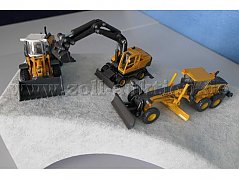 Kovolut aus 3 SIKU Baustellenfahrzeugen, 1:87, Gesamtansicht