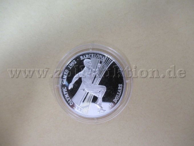 Rückseite 10 Dollar Münze