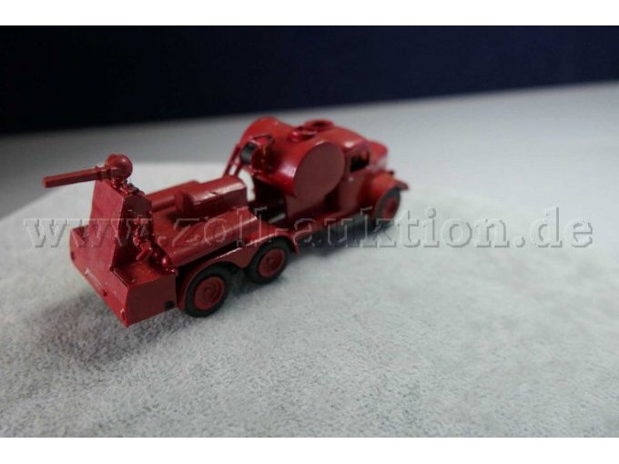 Feuerwehrfahrzeug Ansicht von hinten