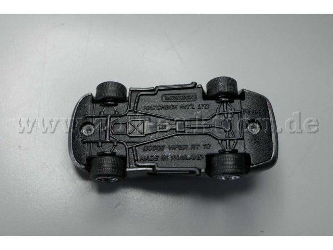 Matchbox 1994 Dodge Viper RT 10 Ansicht von unten
