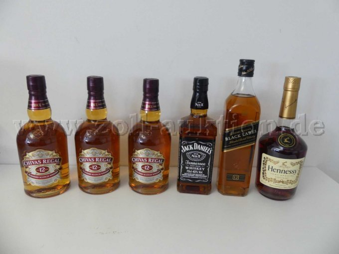 Gesamtansicht Flaschenkonvolut