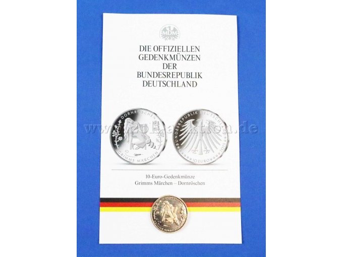 Vorderseite Münze Dornröschen