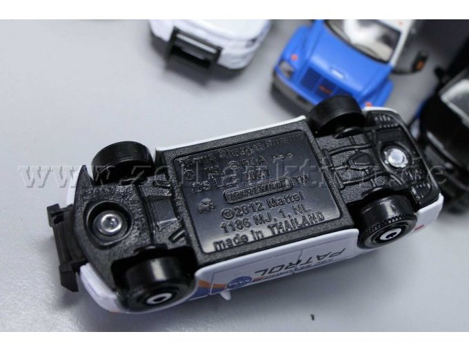 Matchbox Dodge Charger Pursuit - NASA Ansicht von unten