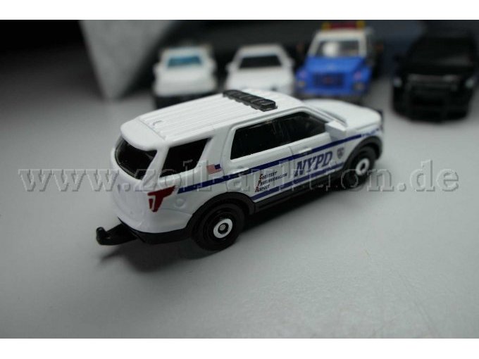 Matchbox 2016 Ford Interceptor Utility NYPD Ansicht von der Seite