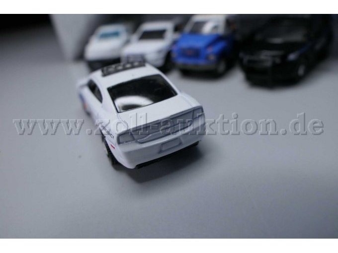 Matchbox Dodge Charger Pursuit - NASA Ansicht von hinten