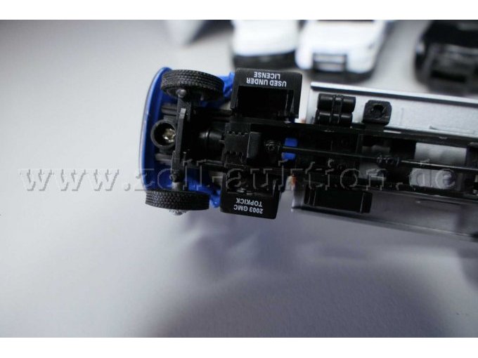 Boley Abschleppwagen USA Ansicht von unten