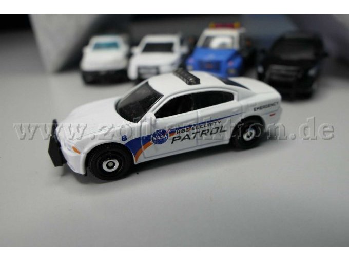 Matchbox Dodge Charger Pursuit - NASA Ansicht von der Seite